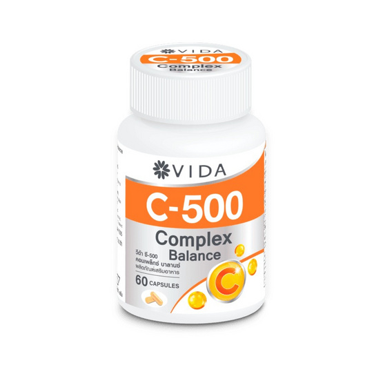 Vida ซี-500 คอมเพล็กซ์ บาลานซ์ บรรจุ 60 แคปซูล