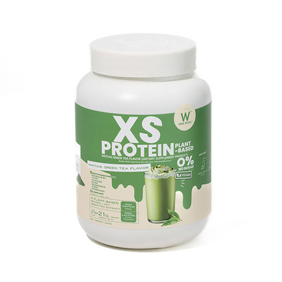 WINK WHITE XS Protein ชาเขียวมัทฉะ บรรจุ 240g WINK WHITE XS Protein ชาเขียวมัทฉะ บรรจุ 240g