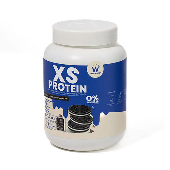 WINK WHITE XS Protein คุกกี้แอนด์ครีม บรรจุ 240g WINK WHITE XS Protein คุกกี้แอนด์ครีม บรรจุ 240g