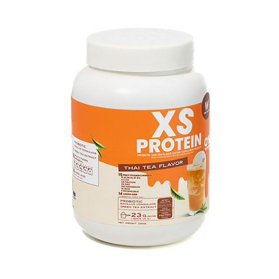 WINK WHITE XS Protein Thai Tea ชาไทย บรรจุ 240g WINK WHITE XS Protein Thai Tea ชาไทย บรรจุ 240g
