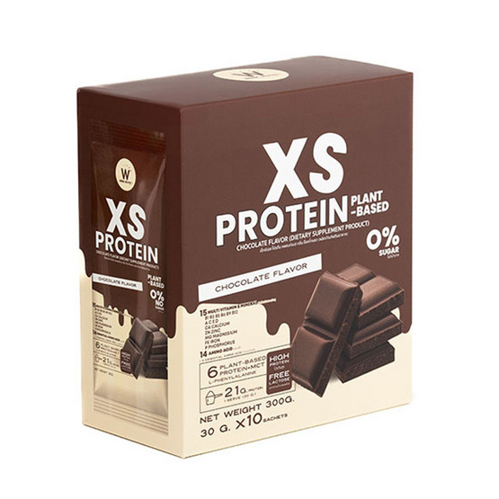 XS PROTEIN เอ็กซ์เอสโปรตีน ช็อคโกแลต บรรจุ 300g XS PROTEIN เอ็กซ์เอสโปรตีน ช็อคโกแลต บรรจุ 300g