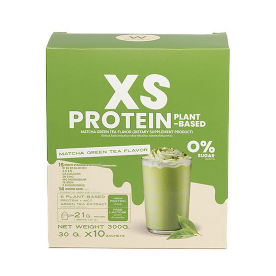 XS PROTEIN เอ็กซ์เอสโปรตีน ชาเขียวมัทฉะ บรรจุ 300g XS PROTEIN เอ็กซ์เอสโปรตีน ชาเขียวมัทฉะ บรรจุ 300g