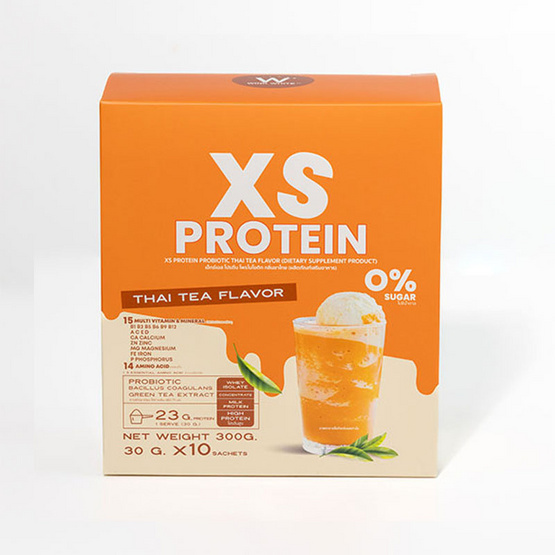 XS PROTEIN เอ็กซ์เอสโปรตีน ชาไทย บรรจุ 300g XS PROTEIN เอ็กซ์เอสโปรตีน ชาไทย บรรจุ 300g