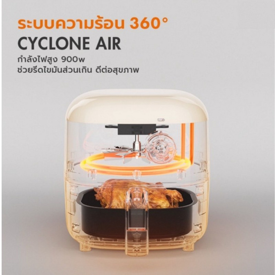 Gaabor หม้อทอดไร้น้ำมัน รุ่น AF20M-YE01A Gaabor หม้อทอดไร้น้ำมัน รุ่น AF20M-YE01A