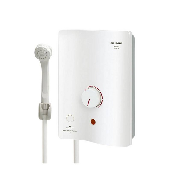 Sharp เครื่องทำน้ำอุ่น 3500วัตต์ รุ่น WH-34 Sharp เครื่องทำน้ำอุ่น 3500วัตต์ รุ่น WH-34