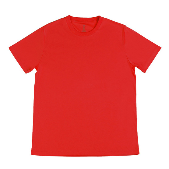 M2S Lifestyle เสื้อยืดคอกลมชาย แดงเชอร์รี่