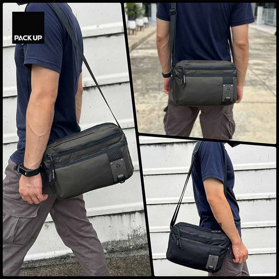 PACK UP กระเป๋าสะพายข้าง สะพายพาดลำตัว Volunteer รุ่น 1809-02