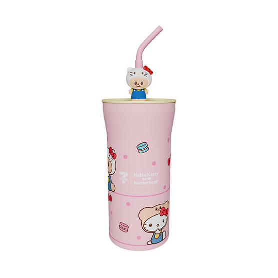 กระบอกน้ำสเตนเลส All Café เฮลโล คิตตี้ x น้องเนย (ชมพู) 22 oz. กระบอกน้ำสเตนเลส All Café เฮลโล คิตตี้ x น้องเนย (ชมพู) 22 oz.