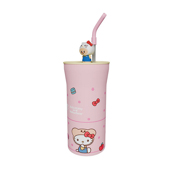 กระบอกน้ำสเตนเลส All Café เฮลโล คิตตี้ x น้องเนย (ชมพู) 22 oz. กระบอกน้ำสเตนเลส All Café เฮลโล คิตตี้ x น้องเนย (ชมพู) 22 oz.