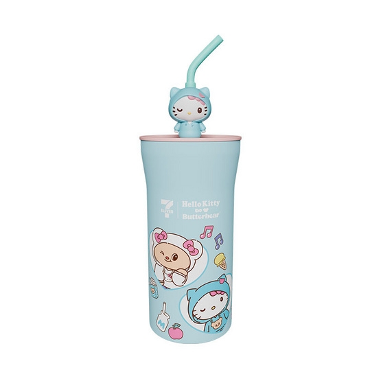 กระบอกน้ำสเตนเลส All Café เฮลโล คิตตี้ x น้องเนย (เขียวมินต์) 22 oz. กระบอกน้ำสเตนเลส All Café เฮลโล คิตตี้ x น้องเนย (เขียวมินต์) 22 oz.