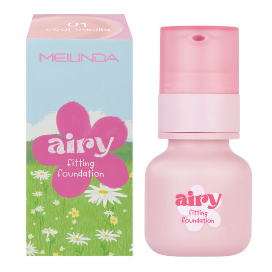 Meilinda รองพื้น Airy Fitting Foundation 30 กรัม Meilinda รองพื้น Airy Fitting Foundation 30 กรัม