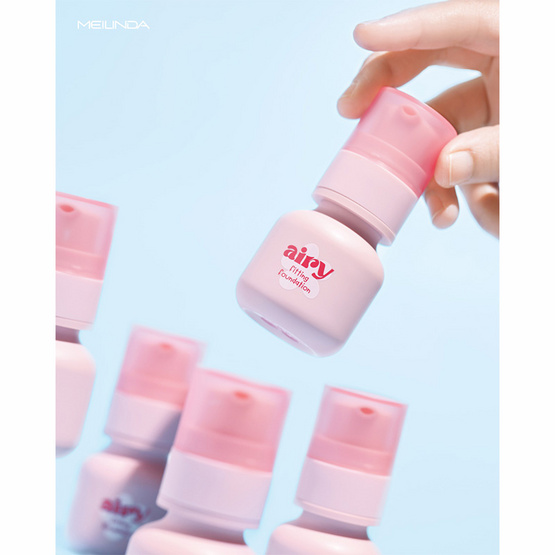 Meilinda รองพื้น Airy Fitting Foundation 30 กรัม Meilinda รองพื้น Airy Fitting Foundation 30 กรัม