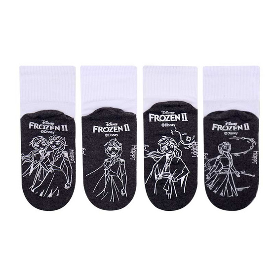 Happi by Carson ถุงเท้านักเรียนกันลื่น Frozen แพ็ค 4