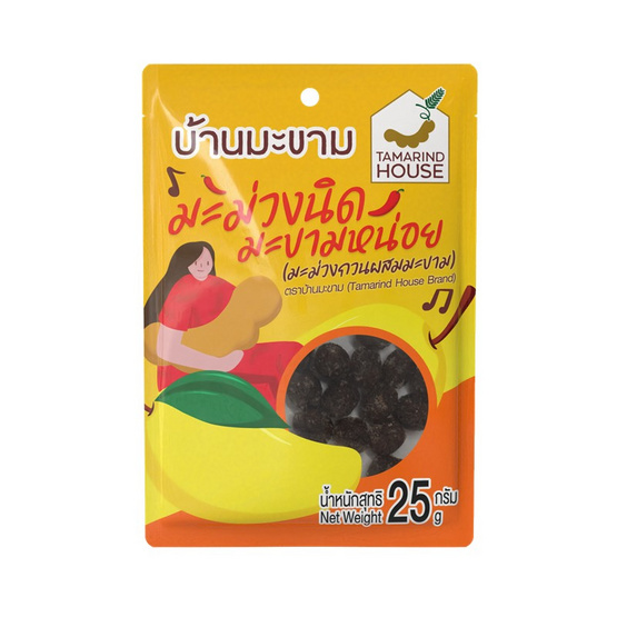 บ้านมะขาม มะม่วงนิดมะขามหน่อย 25 กรัม (แพ็ก 4 ชิ้น) บ้านมะขาม มะม่วงนิดมะขามหน่อย 25 กรัม (แพ็ก 4 ชิ้น)