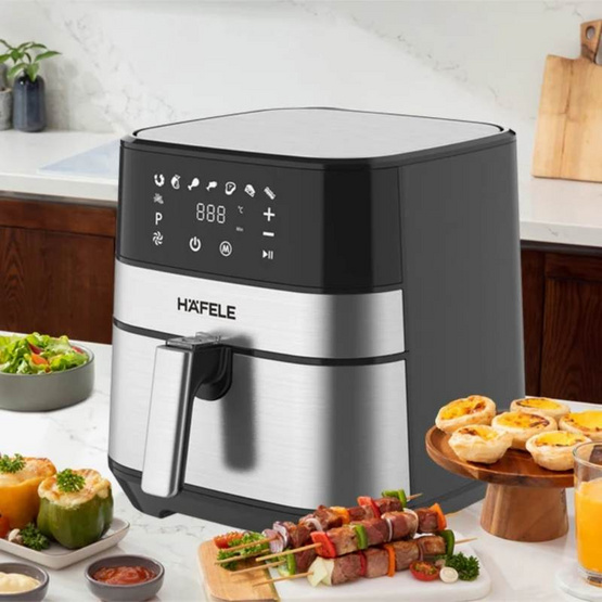 HAFELE หม้อทอดไร้น้ำมันดิจิตอล 5.7 ลิตร รุ่น 495.06.221 HAFELE หม้อทอดไร้น้ำมันดิจิตอล 5.7 ลิตร รุ่น 495.06.221