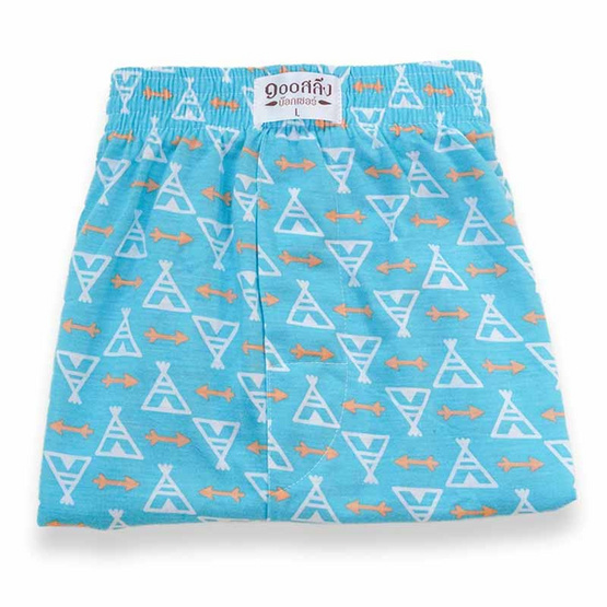 100 Salueng กางเกงบ๊อกเซอร์ (BOXER) ผ้ายืดนิ่ม ลายเหินเวหา สีฟ้าอรุณ (ฟ้า) 100 Salueng กางเกงบ๊อกเซอร์ (BOXER) ผ้ายืดนิ่ม ลายเหินเวหา สีฟ้าอรุณ (ฟ้า)