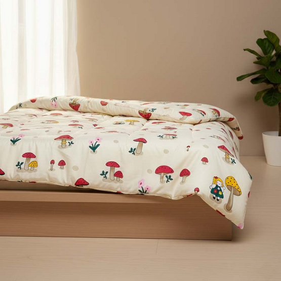 Fluffy ผ้านวม ลาย Lumi Mushroom Fluffy ผ้านวม ลาย Lumi Mushroom