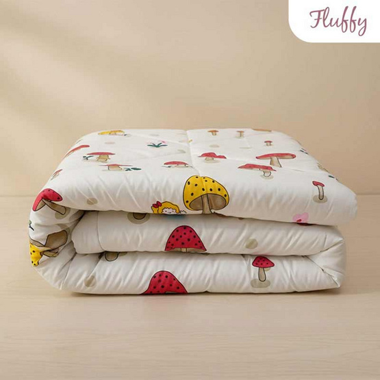 Fluffy ผ้านวม ลาย Lumi Mushroom