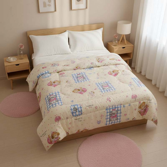 Fluffy ผ้านวม ลาย Momo Puppy Fluffy ผ้านวม ลาย Momo Puppy