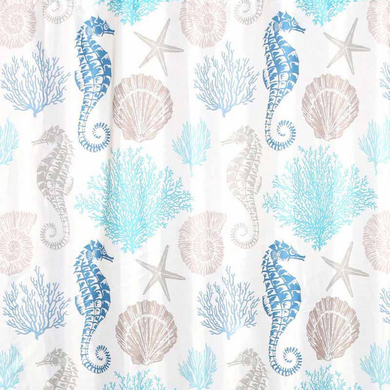 WSP ม่านห้องน้ำเนื้อผ้าพิมพ์ลาย OCEANIC REEF ขนาด 180x180 ซม. รุ่น SCP-23 P2339 WSP ม่านห้องน้ำเนื้อผ้าพิมพ์ลาย OCEANIC REEF ขนาด 180x180 ซม. รุ่น SCP-23 P2339