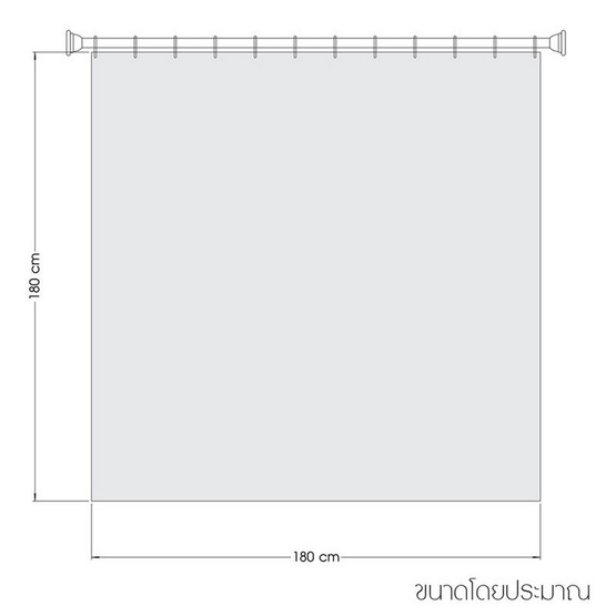 WSP ม่านห้องน้ำเนื้อผ้าพิมพ์ลาย MARINE MEADOW ขนาด 180x180 ซม. รุ่น SCP-23 P2341 WSP ม่านห้องน้ำเนื้อผ้าพิมพ์ลาย MARINE MEADOW ขนาด 180x180 ซม. รุ่น SCP-23 P2341