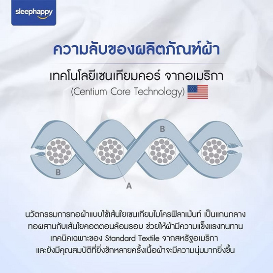 SleepHappy หมอนข้างโพลีเอสเตอร์ รุ่น Polyester Bolster ขนาด 1200 gsm SleepHappy หมอนข้างโพลีเอสเตอร์ รุ่น Polyester Bolster ขนาด 1200 gsm