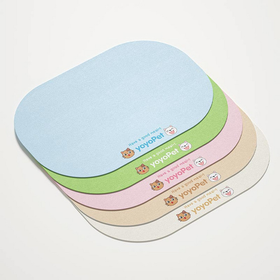 YOYOPET แผ่นรองชามสัตว์เลี้ยง 5mm. YOYOPET แผ่นรองชามสัตว์เลี้ยง 5mm.