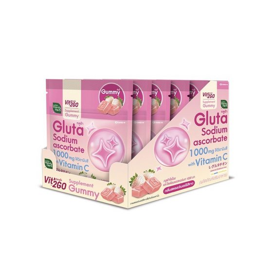 วิตทูโก กลูต้าไธโอน กัมมี่ 6ชิ้น (แพ็ก 6 ชิ้น) วิตทูโก กลูต้าไธโอน กัมมี่ 6ชิ้น (แพ็ก 6 ชิ้น)