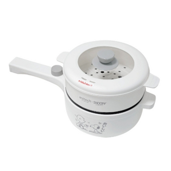 AnitechXSnoopy3 หม้อต้มไฟฟ้าอเนกประสงค์ รุ่น SNP-SMC701 AnitechXSnoopy3 หม้อต้มไฟฟ้าอเนกประสงค์ รุ่น SNP-SMC701