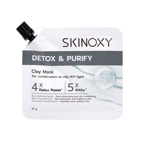 Skinoxy มาส์ก Detox & Purify Clay Mask 25 กรัม Skinoxy มาส์ก Detox & Purify Clay Mask 25 กรัม