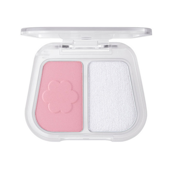 Odbo บลัชออนและไฮไลท์ Duo Fuse Blush & Highlight 3+3กรัม