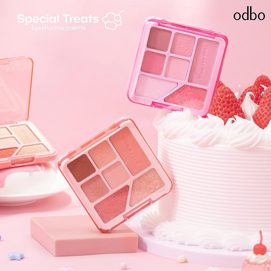 Odbo พาเลทอายแชโดว์ Special Treats Eyeshadow Palette 7 กรัม Odbo พาเลทอายแชโดว์ Special Treats Eyeshadow Palette 7 กรัม