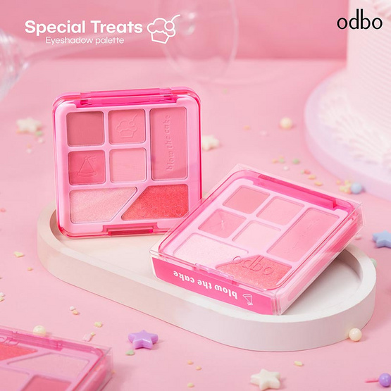 Odbo พาเลทอายแชโดว์ Special Treats Eyeshadow Palette 7 กรัม Odbo พาเลทอายแชโดว์ Special Treats Eyeshadow Palette 7 กรัม