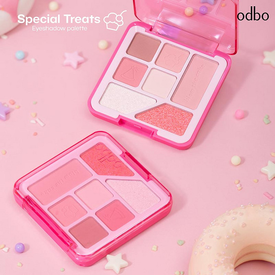 Odbo พาเลทอายแชโดว์ Special Treats Eyeshadow Palette 7 กรัม Odbo พาเลทอายแชโดว์ Special Treats Eyeshadow Palette 7 กรัม