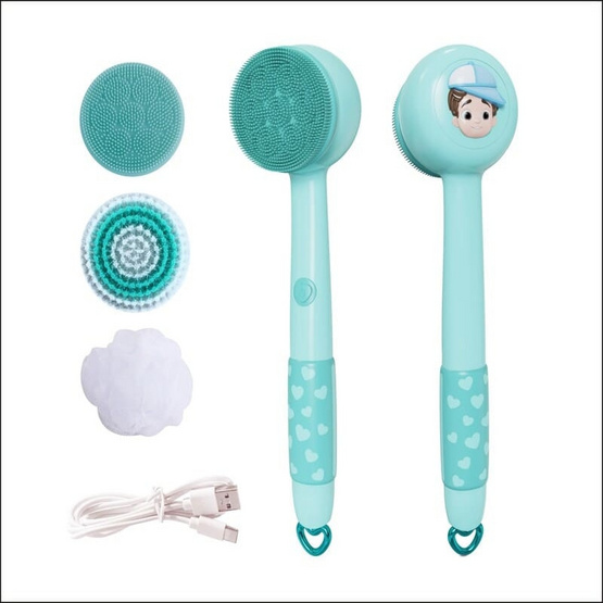 DREAMER แปรงอาบน้ำไฟฟ้าเด็ก 3in1 รุ่น S3 Green