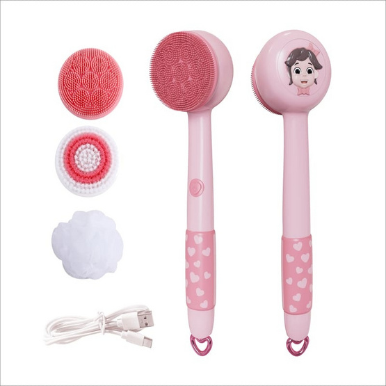 DREAMER แปรงอาบน้ำไฟฟ้าเด็ก 3in1 รุ่น S3 Pink