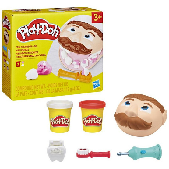 PLAY-DOH ชุดของเล่นทันตแพทย์ ขนาดมินิ PLAY-DOH ชุดของเล่นทันตแพทย์ ขนาดมินิ
