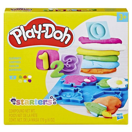 PLAY-DOH ชุดเซ็ตแป้งโดว์ตัวเลข 0-9 PLAY-DOH ชุดเซ็ตแป้งโดว์ตัวเลข 0-9