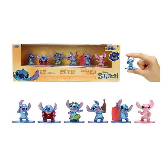 Jada โมเดลหุ่นเหล็กเจด้า สติทช์ แพ็ค 6