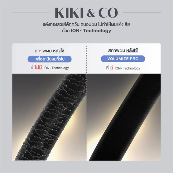 KIKI&CO เครื่องหนีบผมวอลลุ่ม Volumize Pro รุ่นKK-839