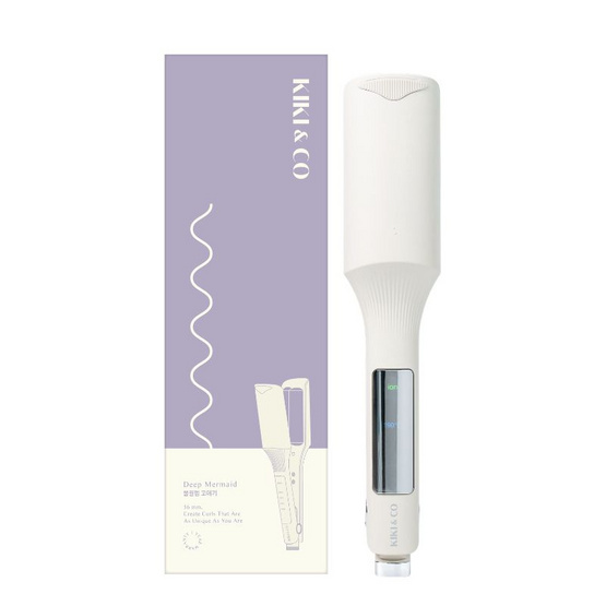 KIKI&CO เครื่องหนีบผมเมอร์เมด Deep Mermaid 36 MM รุ่น KK-843