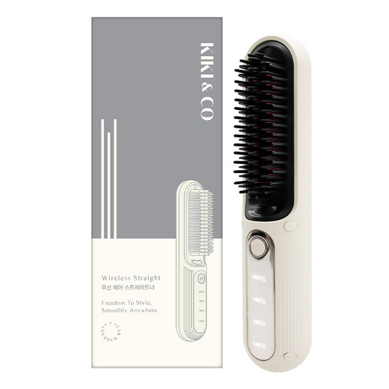 KIKI&CO เครื่องหวีผมไร้สาย Wireless Striaght รุ่นKK-847