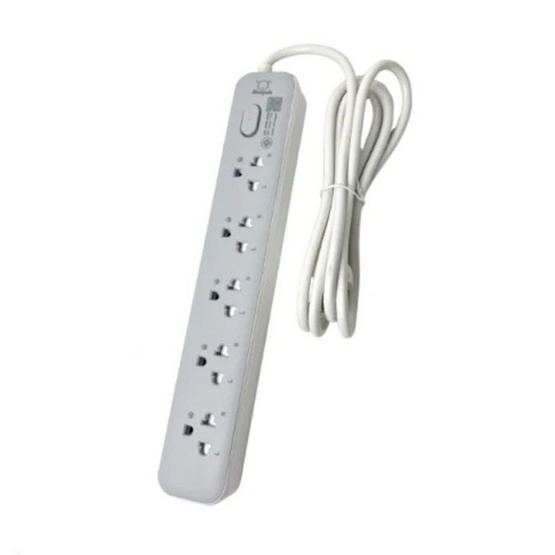 Sheepola ปลั๊กไฟ 5 ช่อง 1 สวิตซ์ ยาว 2 เมตร รุ่น SP-PS03801