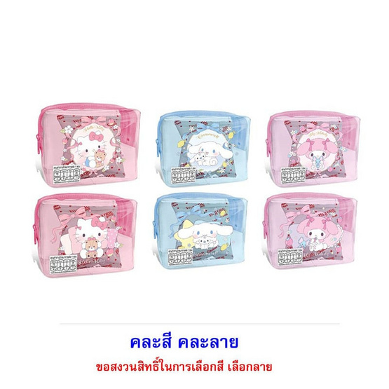 บิ๊กก้า เวเฟอร์อบกรอบรสสตรอเบอร์รี่พร้อมกระเป๋าซานริโอ คละลาย 15 กรัม (แพ็ก 6 ชิ้น) บิ๊กก้า เวเฟอร์อบกรอบรสสตรอเบอร์รี่พร้อมกระเป๋าซานริโอ คละลาย 15 กรัม (แพ็ก 6 ชิ้น)