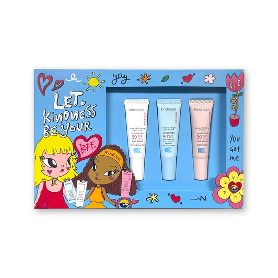Kindness เซ็ทครีมกันแดด Mini Sunscreen Gift Set Box Kindness x ANO (Limited)