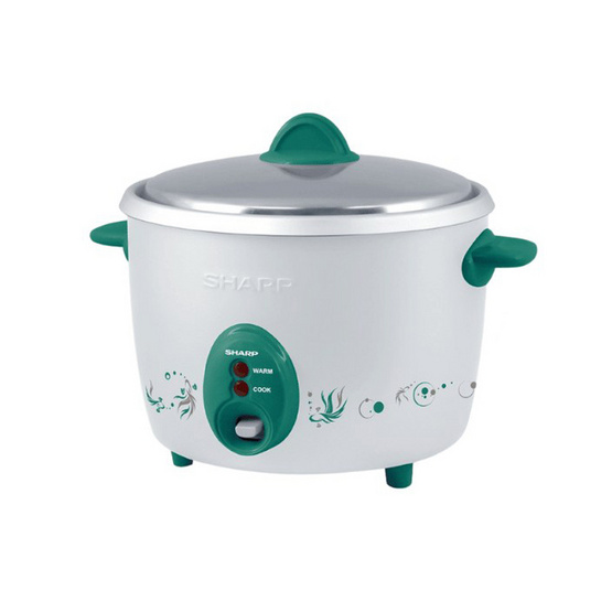 SHARP หม้อหุงข้าวไฟฟ้าเบญจรงค์ 2.2 ลิตร รุ่น KSH-D22 แถมข้าวสาร