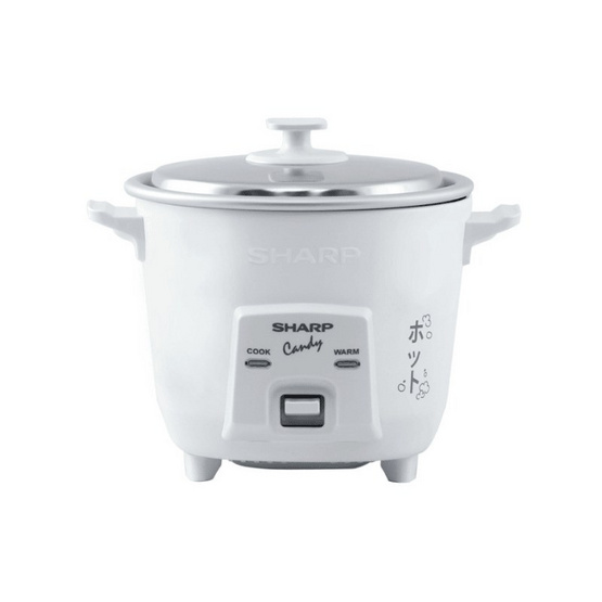 SHARP หม้อหุงข้าวอุ่นทิพย์ 0.3 ลิตร รุ่น KSH-Q03 แถมข้าวสาร สีขาว