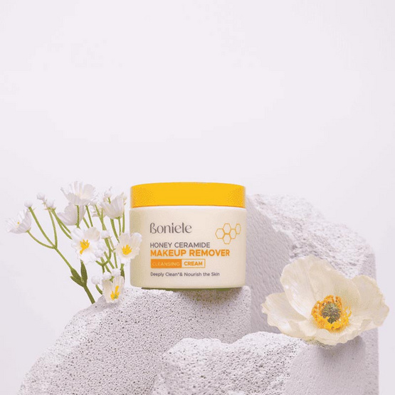 BONIETE คลีนซิ่ง Honey Ceramide Make up Remover Cleansing  Cream 90 กรัม