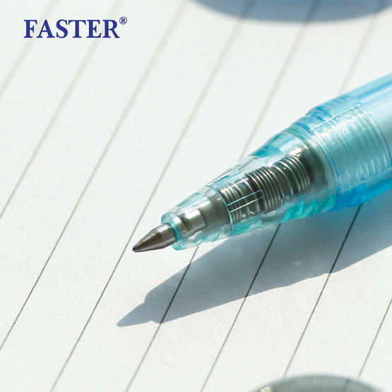 FASTER ปากกาเจล Luminie 0.5 มม. หมึกน้ำเงิน ด้ามคละสี (กล่อง 12 ด้าม) FASTER ปากกาเจล Luminie 0.5 มม. หมึกน้ำเงิน ด้ามคละสี (กล่อง 12 ด้าม)