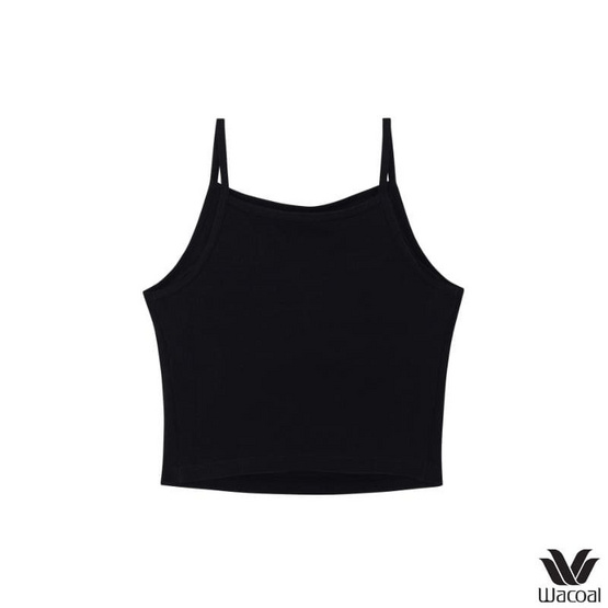 Wacoal เสื้อสายเดี่ยวเสริมบรา Bra Top รุ่น WH4A04 สีดำ